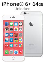 iPhone® 6 Plus 64GB - Silver (Refurbished by EB Games) (preowned)