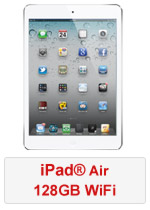 iPad® Air 128GB WiFi - White (Refurbished by EB Games) (preowned)