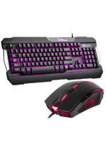 Tt eSPORTS - Commander Gaming Gear (Multi Light) Keyboard & Mouse Combo